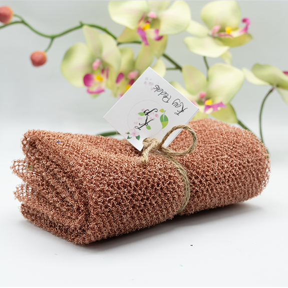 Kay Pedals  Mesh Sponge Exfoliating Back Scrub Long Shower Net Sponge